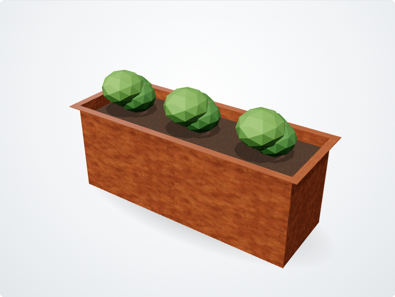Stalen plantenbak op maat in 3D
