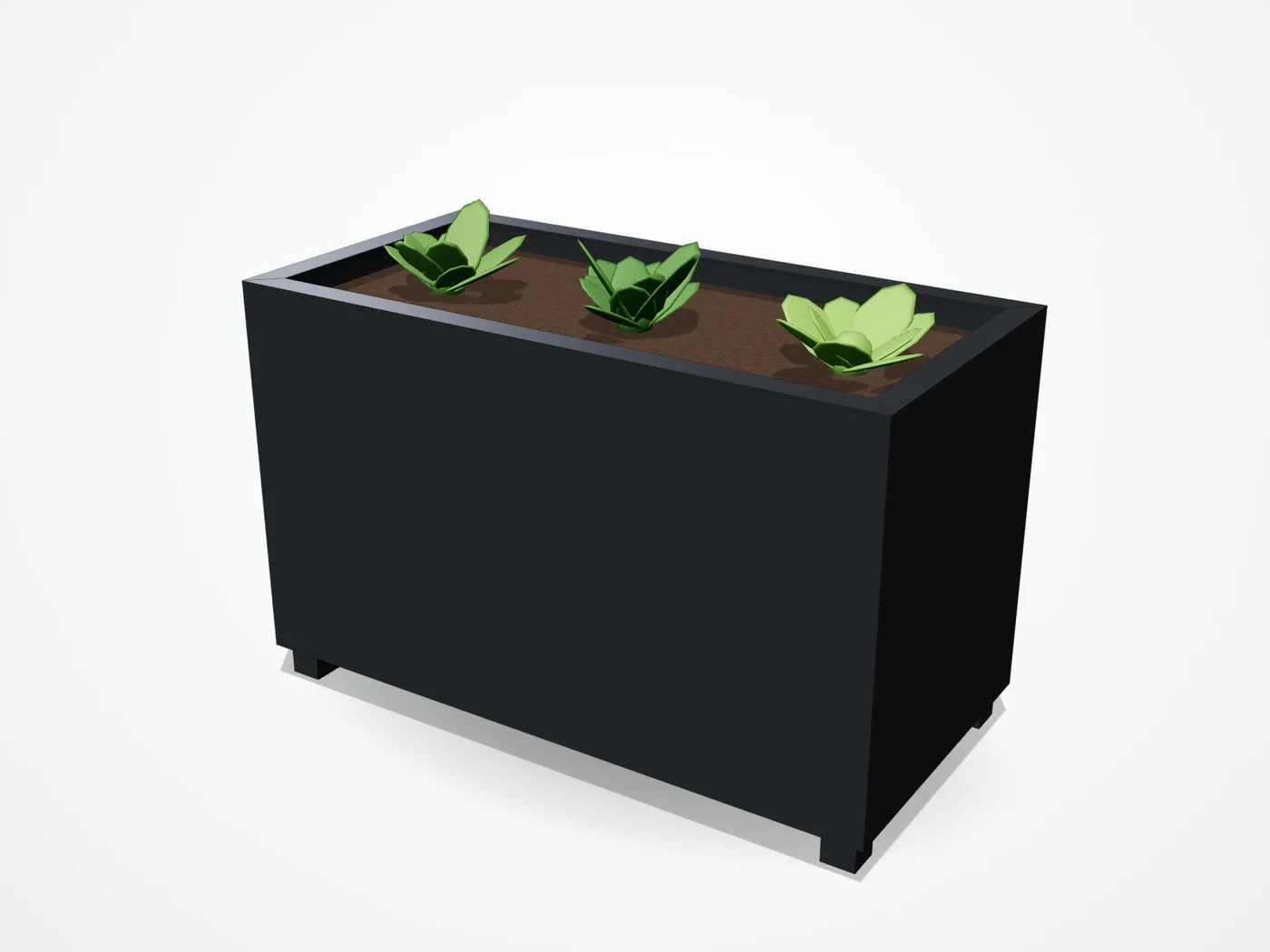 3D-render balkonbak op maat